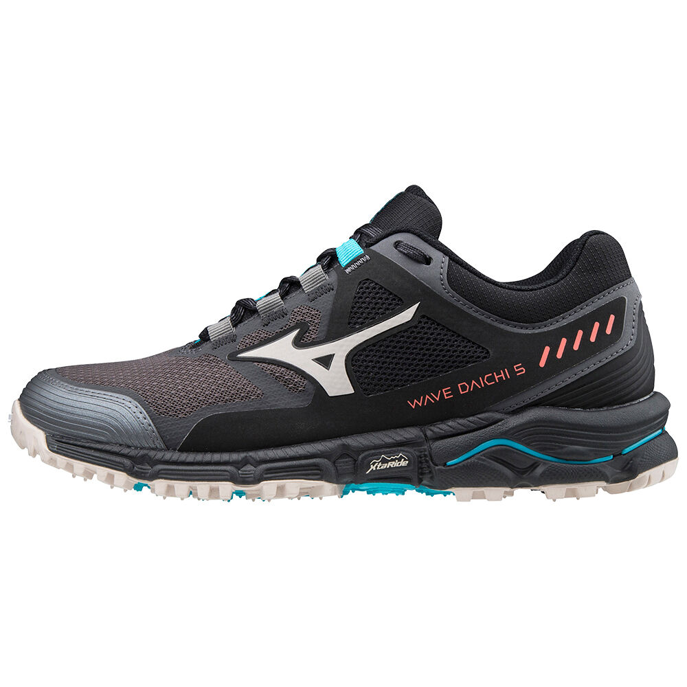 Zapatillas Trail Running Mizuno Wave Daichi 5 Mujer Negras/Gris/Azules Ofertas HJDM-04926